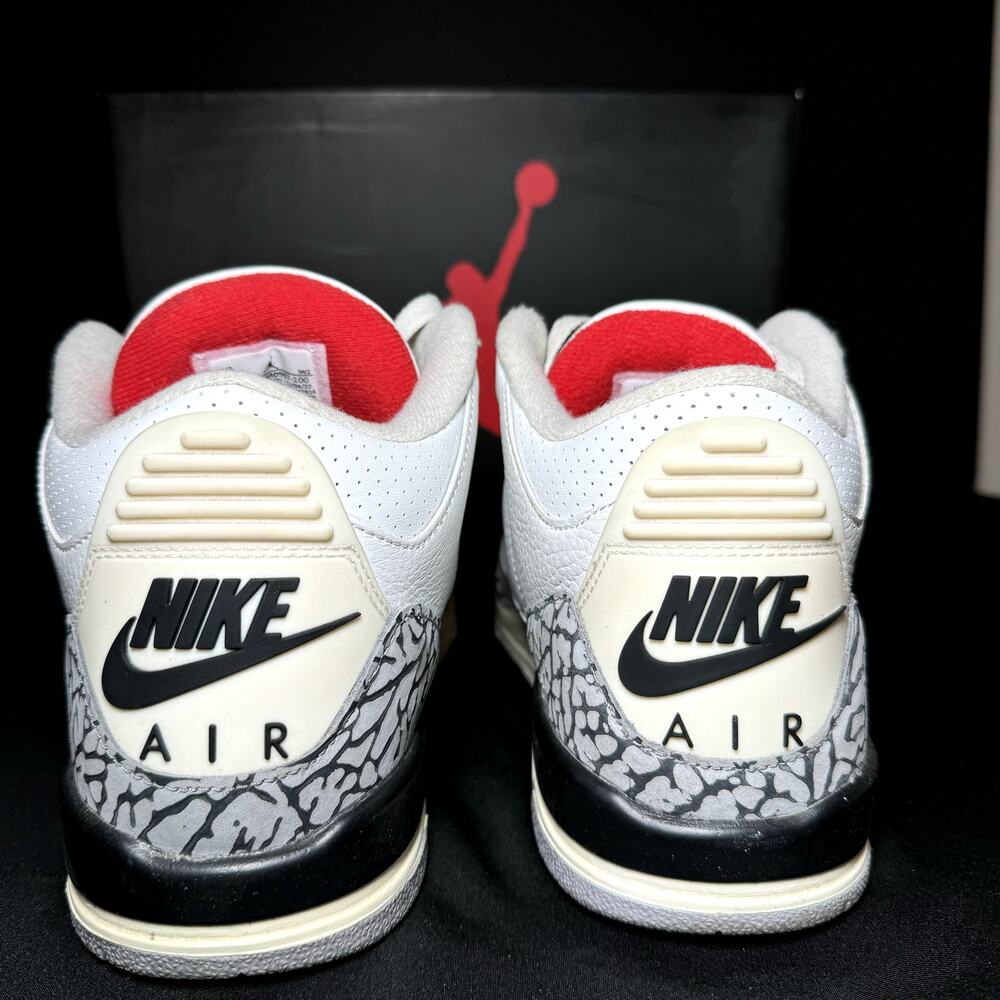 Jordan White and Gray Sneakers - Picture 5 of 9